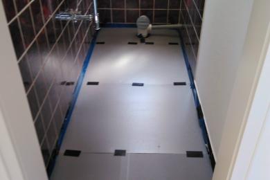 Aufbau neuer Untergrund