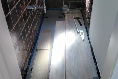 Aufbau neuer Untergrund