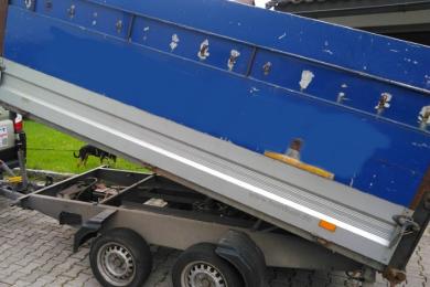 Transport von ofenfertigem Brennholz