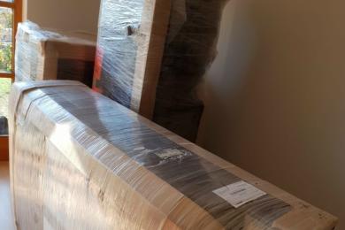 Aufbau einer Schlafcouch