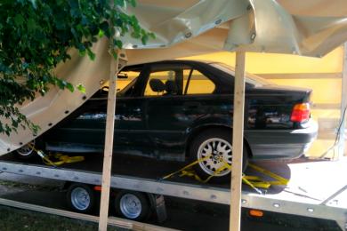 Transport eines defekten PKWe