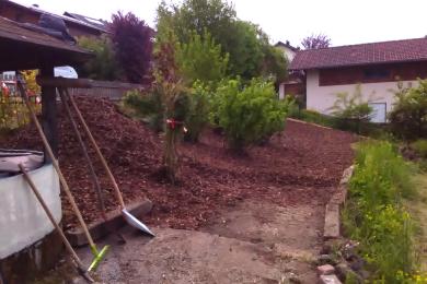 Gartenkultivierung in Teisnach