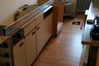 Aufbau und Umbau einer gebrauchten Küchenzeile