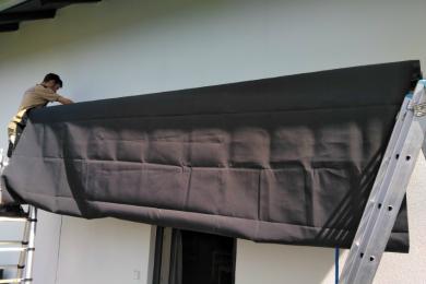 Austausch Markisenstoff