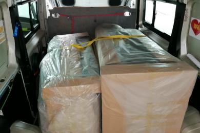 Transport einer neuen Coucht