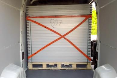 Just-in-Time-Transport von Photovoltaikmodulen zur Baustelle