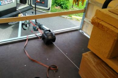 Abholung einer Palette PV-Module beim Kunden