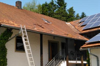 Austausch der Gebirgsschneefänger durch Schneestopper