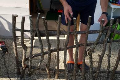Fertigung einer Gartenzauntüre